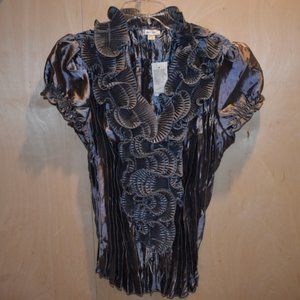 Silver Blouse Medium